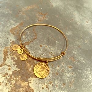 Alex and Ani Gold Yankee Stadium bracelet